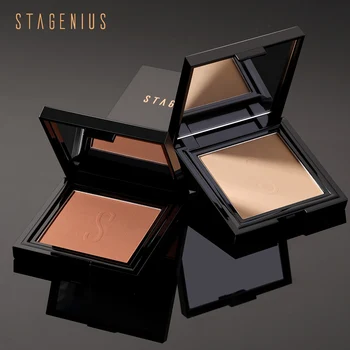 STAGENIUS Profesionálne Bronzer Zvýrazňovač Prášok Tvár Makeup Paleta Kontúr Tváre pressed Powder