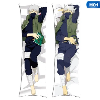 Anime Naruto Dekoračné obliečky na Vankúš Uzumaki Naruto Kakashi Vankúš Dakimakura posteľná bielizeň Telo Objímanie obliečka na Vankúš