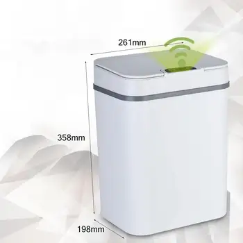Automatické Touchless Inteligentné indukčný Snímač Pohybu Kuchyňa Koša Široký Otvor Senzor Eco-friendly Odpadu, Smetí Bin