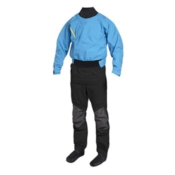 3 Vrstva pánske Zip Späť Kajak Drysuit Úplne Vodotesný One-piece Suit Priedušná Fullsuit Whitewater Suchý Oblek pre Rafting