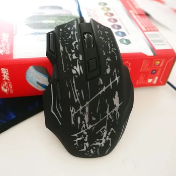 7 Tlačidlo USB Káblové pripojenie Hernej Myši Počítača Hráč 5500 DPI Optická Myš pre Notebook, PC Hry Myš