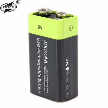 Pôvodné ZNTER Ultra-Efektívny 9V 600mAh USB Nabíjateľné Batérie Lítium-Polymérové Články Na RC Fotoaparát Drone Príslušenstvo Dropship