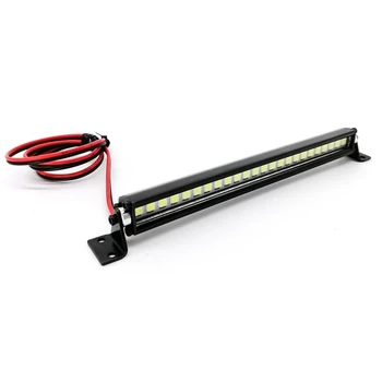 RC Auto Strechy Lampa 24 LED Svetlo Bar pre 1/10 RC Crawler Axial SCX10 90046 90060 SCX24 Jeep Wrangler JK Rubicon Tela