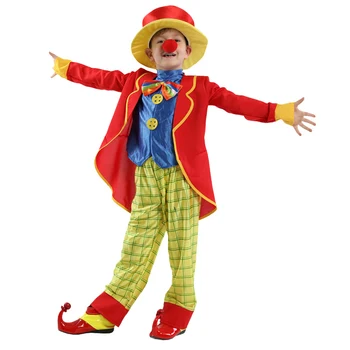Deti Cirkus Halloween Klaun, Cosplay Kostýmy Naughty Harlequin Fantázie Fantasia Infantil Chlapec Dievča Karneval Party Dodávky Purim