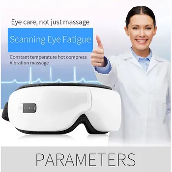 Smart Vibrácií Oko Masér Elektrické Bluetooth Starostlivosť O Oči Relax Nástroj Horúce Komprimovať Terapie Masáž Okuliare