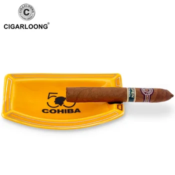 Nové Cigary COHIBA Gadgets Keramické Cigaru Popolník 1 Držiak na Námestí Popola Slot 2 Farby Tabaku Cigaretu Popolník Darčeka CLG-0395