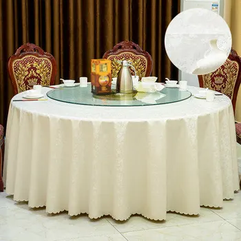 Nové PU Oilproof nepremokavé Obrus, pre domáce dekorácie Jedáleň, reštaurácia Stôl okrúhly Obrus Večera Izba Tabuľka kryt