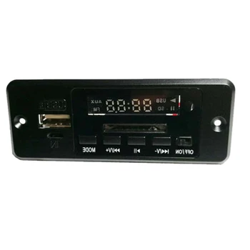 Mini USB, Aux IN Car Audio Modul DC 5V Digitálne Bluetooth MP3 Dekódovanie Doska s 3W*2 Zosilňovač Nabíjateľná SD FM Rádio