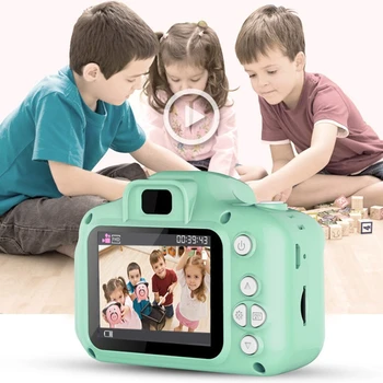 Deti detský Fotoaparát Mini Vzdelávacie Hračky Pre Dieťa Darčeky, Darček k Narodeninám Digitálne 1080P Video Projekcia