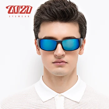 20/20 Dizajn Značky Polarizované Mužov slnečné Okuliare Black Cool Retro Muž Slnečné Okuliare Odtiene Okuliare Gafas Oculos PL334