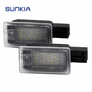 SUNKIA 2ks/set Hot Predaj LED Batožinového Priestoru Svetlo na Volvo C70/V50/S80/S60/S80L/S60L/V60/V40/XC60/XC90 6000K Vysoký Výkon