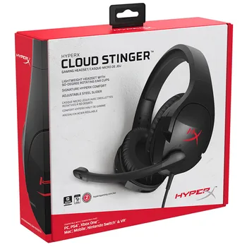 Kingston HyperX Cloud Stinger Základné Herné Headset Gaming-grade wireless s 7.1 Priestorový Zvuk s Šumu mikrofónu
