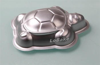(5 ks/lot) Nové dodávky korytnačka korytnačka tvar hliníkové koláč jelly puding formovať čokoládu candy tvarovanie pre DIY pečenia dodávky