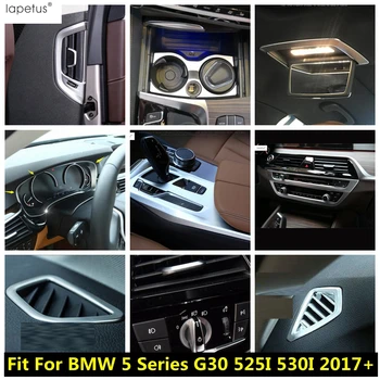 Lapetus Príslušenstvo vhodné Na BMW 5 Series G30 525I 530I 2017 - 2021 Prenos Radenie Panel Palubnej dosky Matný Kryt Auta Výbava