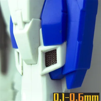 Kovové Pletivo 0.1-0.6 Gundam 4WD Transformácie Scény Plot z Ostnatého Drôtu Platformu Piesku Tabuľka Model Vojenskej Vojak