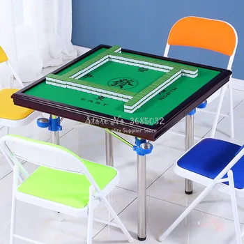 Skladacie Mahjong Tabuľka Domov Jednoduchý Šach Stolný Inteligentné Stoly Ruleta Chupitos Praktické Fieltro Verde Zábava