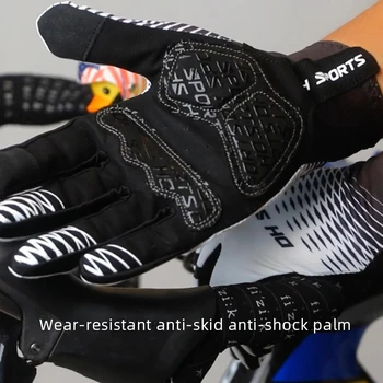 Nové Cyklistické Rukavice s Ponožky Plný Prst Šport Shockproof Proti Sklzu MTB Dotykový Displej Cyklistické Rukavice Muži Ženy Cyklistické Rukavice