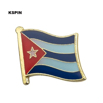 Kuba vlajka pin klopě pin odznak 10pcs veľa Brošňa Ikony KS-0070