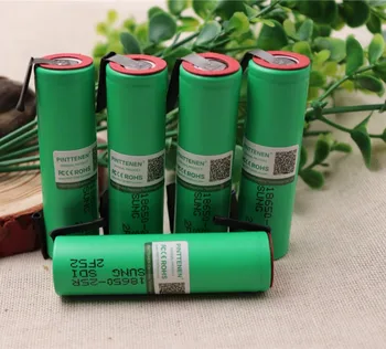 Originálne Pre 18650 2500mah batérie INR18650 25R 20A vypúšťanie lítiové batérie+ DIY Nikel