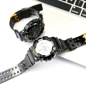 Príslušenstvo hodinky živice popruh mužov pin pracky popruhu prípade Casio G-SHOCK GA-110 GA-100 GD-120 5146 5081 vodotesné hodinky band