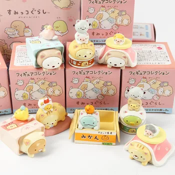 JY 8pcs/veľa Japonsko zdobiť roztomilý mačka série rohu tvor ozdoby, dekoračné Akčné Figúrky vinylové bábiky WJ01