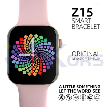 Smartwatch 2021 Z15 pánske Hodinky Fitness Náramok Srdcovej frekvencie Ženy Inteligentné Hodinky PK IWO 8 10 amazfit gtr Z20 X6 X7