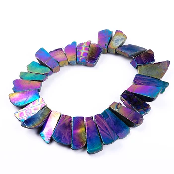 Kvalitný semi-drahé mnohých farbách jednej strane ploché á Prírodného kameňa korálky DIY šperky čo pre šperky, náhrdelníky remeslá