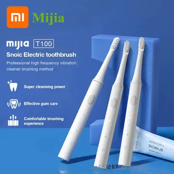 Pôvodný Xiao Mijia Sonická Elektrická zubná Kefka USB Nabíjateľné Kefka Bezdrôtový Nepremokavé Ultrazvukové Automatické Zubná Kefka
