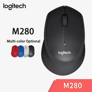 Logitech M280 Wireless Mouse Office Myš s USB Nano Prijímač, 1000dpi 2.4 GHz Optická Myš pre Windows 10/8/7 Mac OS