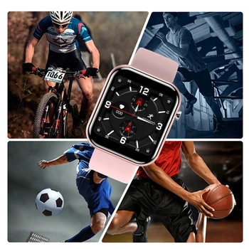 LIGE 2020 Nové Inteligentné Hodinky Muži Ženy Módne Športové hodinky Srdcového tepu Fitness Sledovanie Informácie Nepremokavé Smartwatch
