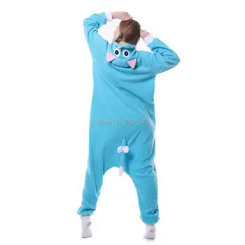 Anime Cosplay Onesie pre Dospelých Víla Chvost Happy Cat Jeden-Dielny Kostým Pyžamo Voľné Sleepwear