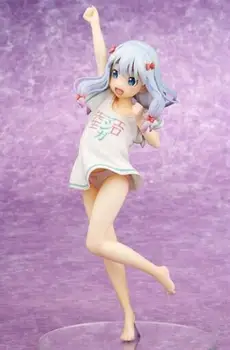 24 cm Eromanga Sensei Izumi Sagiri sexy Letných dní biele dievča, Komiksu, Anime Akcie Obrázok PVC Zbierka hračiek