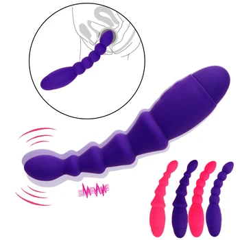 IKOKY Análny Korálek Zadok Plug Sexuálne Hračky pre Ženy Muži 10 Rýchlosť Análny Vibrátor Plug Vaginálne Stimulátor Prostaty Masáž