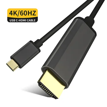 USB typu c, HDMI kábel 4K 60Hz Thunderbolt3 Converter pre Macbook Huawei Mate 30 USB-C adaptér HDMI typu c, HDMI kábel