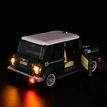 LED svetlo do auta Kompatibilný pre lego 10242 Stavebné kamene, Tehly 21002 techniku, MINI Cooper Tvorcovia Modelu Auta Hračky (len svetlo)