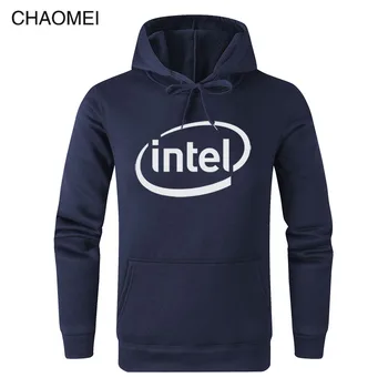 Intel Hoodies Muži Ženy Móda V Pohode Kapucňou Značky Mikina S Kapucňou Fleece Mikiny Intel Tlač Streetwear Pullove Unisex Oblečenie C10