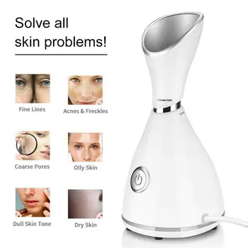 300W Ultrazvukové Facial Cleanser Nano Iónové Pokožku Tváre Práčky Hydratačné Pleťové Parník Starostlivosti o Pleť Stroj SPA Tvár Postrekovač