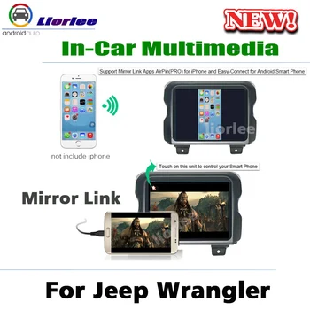Auto GPS, DVD Multimediálny Prehrávač Pre Jeep Wrangler JL 2018~2020 Android Rádio Audio Navigácia Stereo Viedeo HD Displej tlačidlo Navi Systému