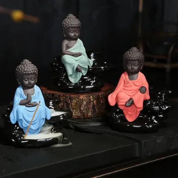 Tvorivosť Mních Kadidlo Kužele Horák Malý Buddha Lopatku Ručné Porcelánu, Keramiky Lopatku Kadidlo Nálepky Držiteľ
