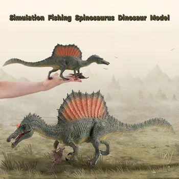 Väčšie Simulácia Rybárske Spinosaurus Dinosaura Model Obrázok Realistické Deti Hračka Mod Ručne Maľované Chlapci Obľúbené Cadeau Nalejte