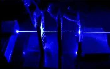 Super Výkonný 500000m Modrého lasera ukazovatele mala načítavať pri 450 nm led Bleskom popáleniny balón suché drevo/cigarety+5 caps+nabíjačka+okuliare+darčeková krabička