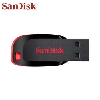 SanDisk CZ50 USB Pero Disk s kapacitou 8 gb 16 GB 32 GB, 64 GB 128 GB USB Flash Disk Vysoko Kvalitné Pamäťový kľúč USB 2.0 Pero Jednotky