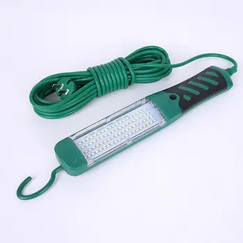 Prenosné LED Núdzové Bezpečnosti Práce, Svetlo Ručné 80 led žiarovky baterky Auto Inšpekcie Opravy Pochodeň 220V S Hákom