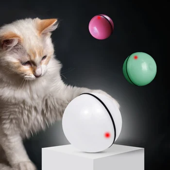 Smart Interaktívne Mačka hry a Hračky, Lopty,Usb Nabíjateľné Pohybu Aktivuje Automatické Otáčanie Elektronická Hračka Pet