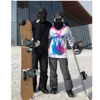 Pulóver Mužov a Žien v Obleku Snehu Nosenie outdoorové Športy Snowboarding sady nepremokavé vetru skateboard Ski bunda Snehu nohavice