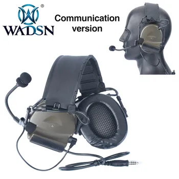 WADSN Comtac II Taktické Headsety Pre Airsoft Č Zníženie Hluku Peltor Softair Slúchadlá Nosenie Vojenskej Rádio Letectva Slúchadlá