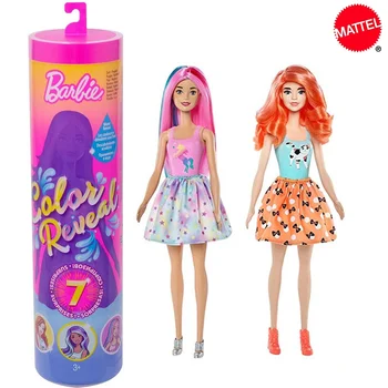 Mattel Barbie Prekvapenie Farby Nevidiacich box Malý Lampa Trubice Zdobiť Princezná Dievčatá, Deti Hračky Darček