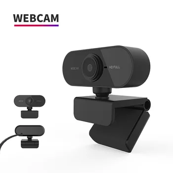 1080P HD Webcam Otočná automatické Zaostrovanie USB 2.0 PC Desktop Web Kamera Mini Počítača, Web Cam Video Nahrávanie Live Práce Konferencie