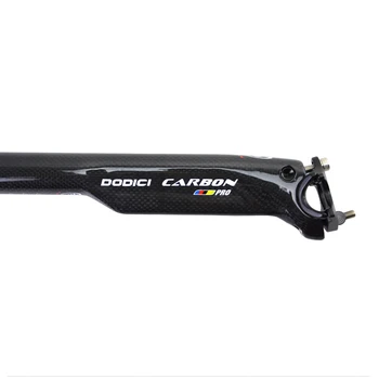 DODICI Pro Mountain Bike Carbon Sedlovka Karbónový Bicykel Aero 3 k Seatposts Cestnej MTB Časti 27.2/30.8/31.6*400mm 5mm Offset