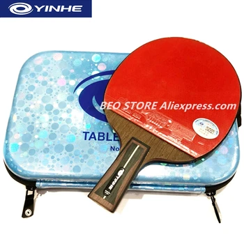 YINHE 12-Hviezdičkový Raketa Galaxy Arbalest Hubky Uhlíka Rýchly Útok Slučky Stolný tenis loptičky príkaz ping pong bat